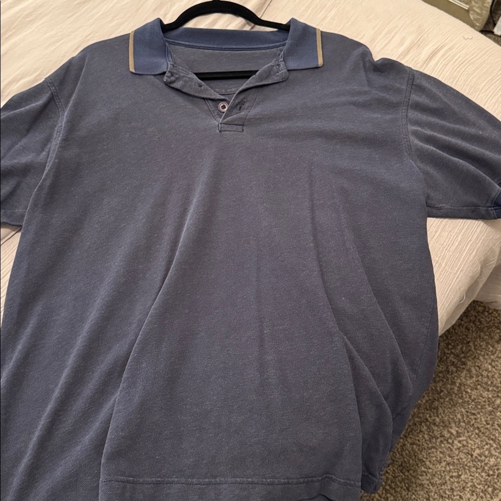 Men's Navy Polo Shirt - Picture 6 of 6